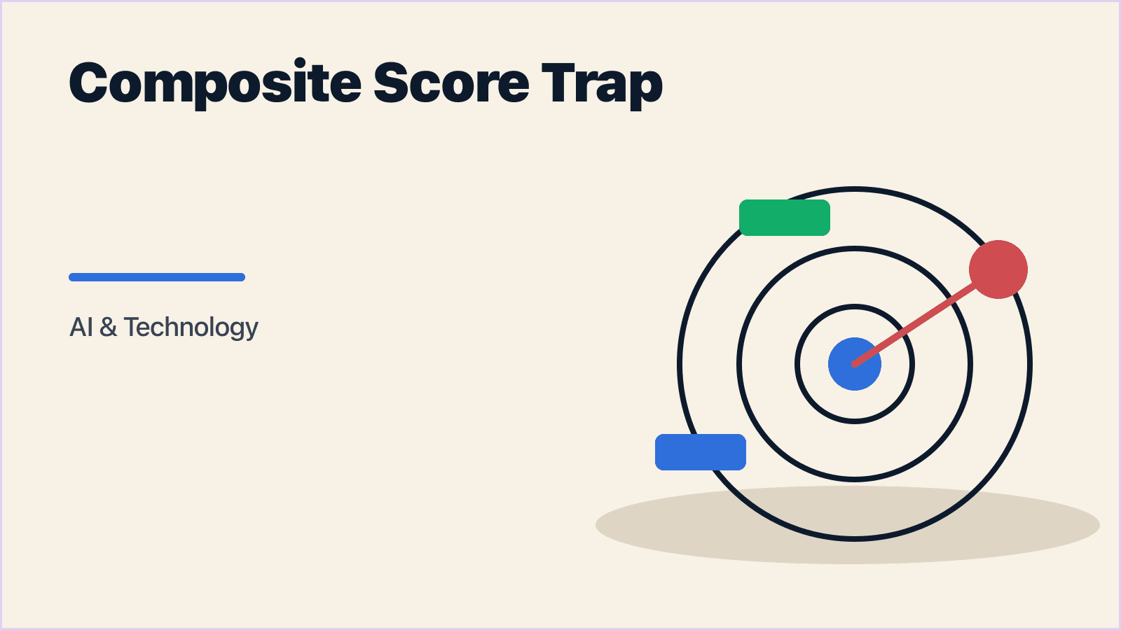 The Composite Score Trap: Why Fit and Intent Should Never Be the Same Number
