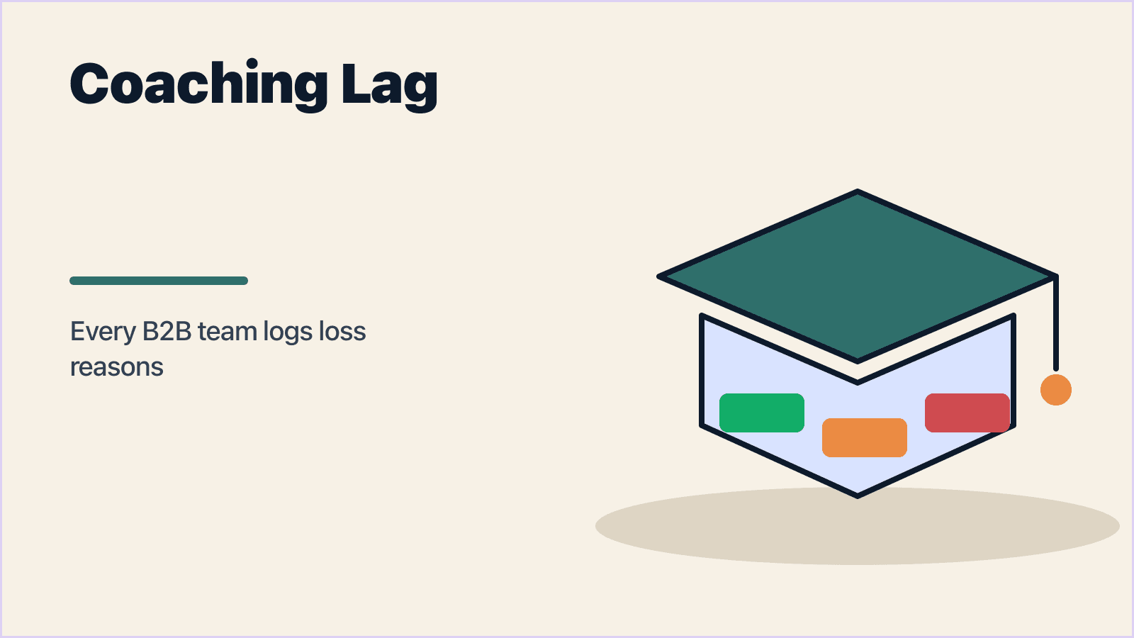 The Coaching Lag: Why Closed-Lost Data Is Wasted on Reports Instead of Reps