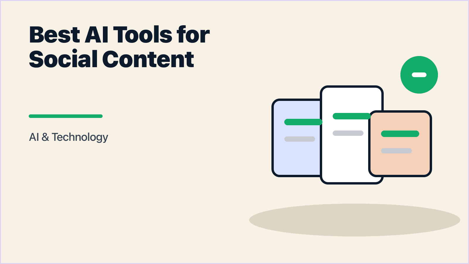 Best AI Tools for Social Media Content in 2026