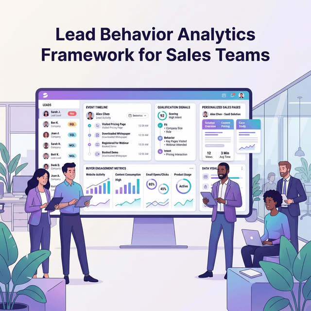 Lead Behavior Analytics Framework for Sales Teams