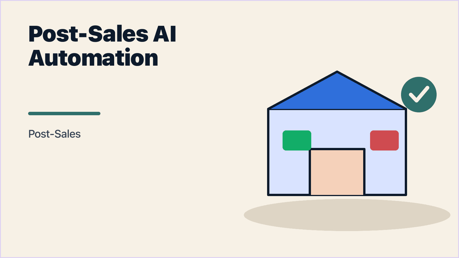 Post-Sales AI: Collections, Agreements, Handover