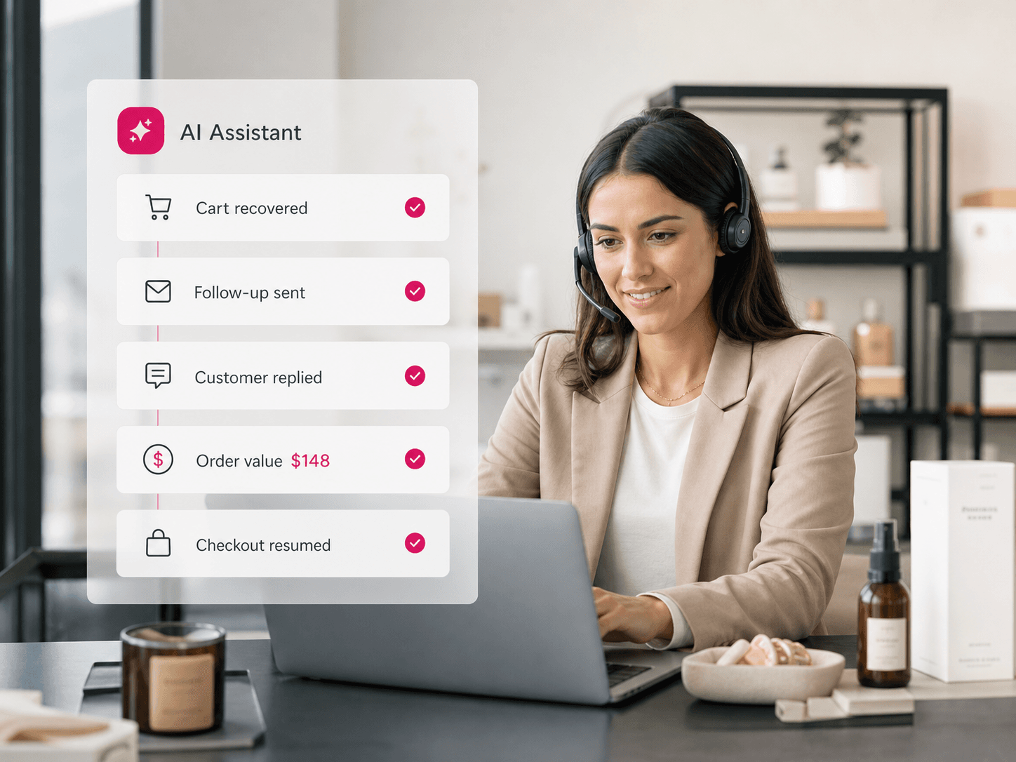 AI conversation for ecommerce teams in Brixi