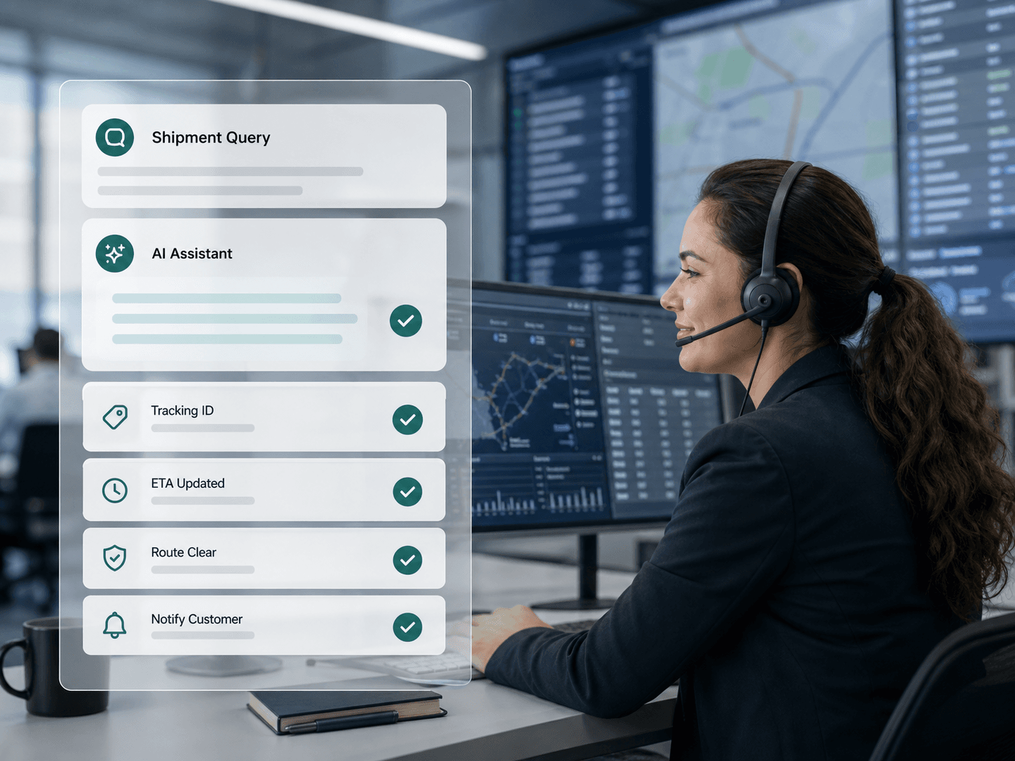 AI conversation for logistics teams in Brixi