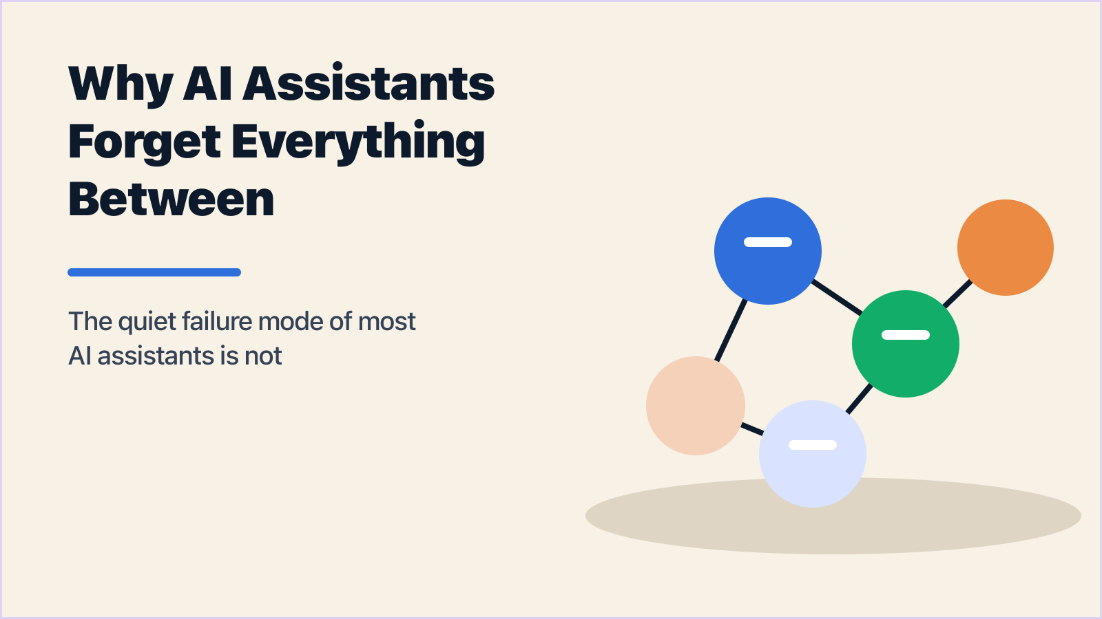 The Two-Conversation Test: How to Know If an AI Assistant Really Remembers