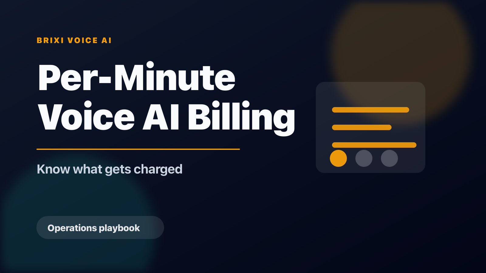 Per-Minute Billing for Voice AI: What Actually Gets Charged