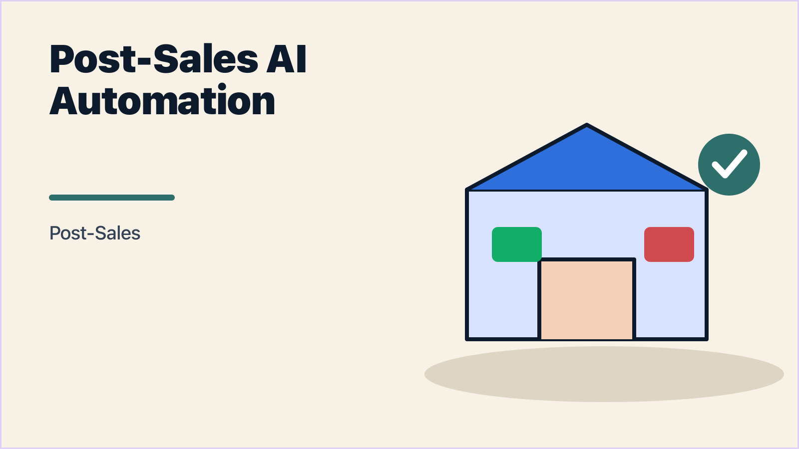 Post-Sales AI: Collections, Agreements, Handover